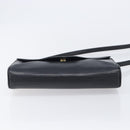 CELINE Shoulder Bag Leather Black Auth 208500A-9