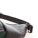 GUCCI Web Sherry Line Horsebit Shoulder Bag Leather Brown 247602 Auth 208504V-10