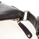 GUCCI Web Sherry Line Horsebit Shoulder Bag Leather Brown 247602 Auth 208504V-16