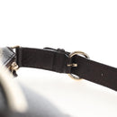 GUCCI Web Sherry Line Horsebit Shoulder Bag Leather Brown 247602 Auth 208504V-9
