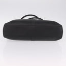 CHANEL Hand Bag Lamb Skin Black CC Auth 208505SAV-11