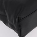 CHANEL Hand Bag Lamb Skin Black CC Auth 208505SAV-12