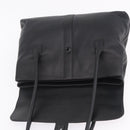CHANEL Hand Bag Lamb Skin Black CC Auth 208505SAV-17