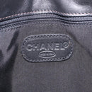 CHANEL Hand Bag Lamb Skin Black CC Auth 208505SAV-19