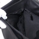 CHANEL Hand Bag Lamb Skin Black CC Auth 208505SAV-22