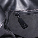 CHANEL Hand Bag Lamb Skin Black CC Auth 208505SAV-28