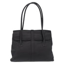 CHANEL Hand Bag Lamb Skin Black CC Auth 208505SAV-3