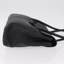 CHANEL Hand Bag Lamb Skin Black CC Auth 208505SAV-4
