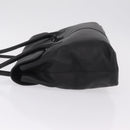 CHANEL Hand Bag Lamb Skin Black CC Auth 208505SAV-6