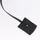 Saint Laurent Muse Hand Bag Leather Black Gold Tone 156464 Auth 208511A-19