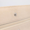 CHANEL Chain Shoulder Bag Canvas Navy Silver CC Auth 208513A-20