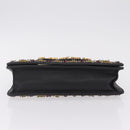 Christian Dior Chain Shoulder Bag Beads Multicolor Gold Tone Auth 208516V-10