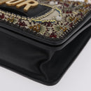 Christian Dior Chain Shoulder Bag Beads Multicolor Gold Tone Auth 208516V-12