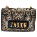 Christian Dior Chain Shoulder Bag Beads Multicolor Gold Tone Auth 208516V-2