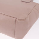 Miu Miu Madras Hand Bag Leather 2way Pink Silver Auth 208522A-17