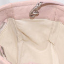 Miu Miu Madras Hand Bag Leather 2way Pink Silver Auth 208522A-21
