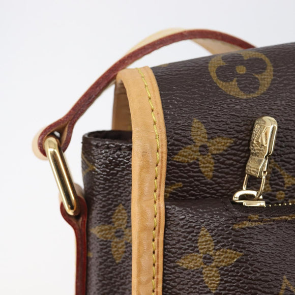 LOUIS VUITTON Monogram Menilmontant MM Shoulder Bag M40473 LV Auth 208524SAV