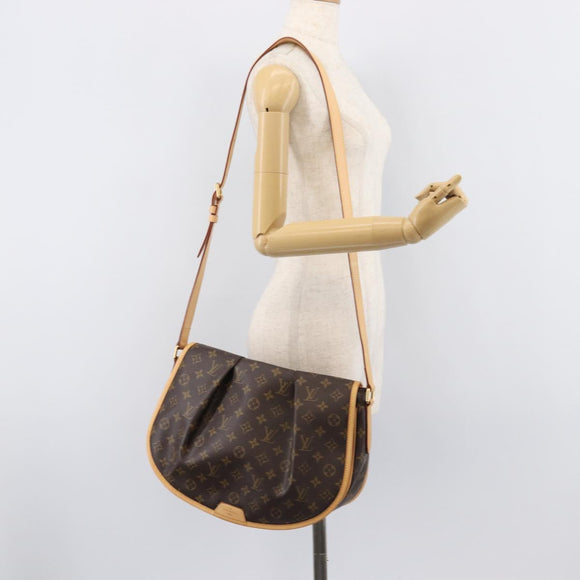 LOUIS VUITTON Monogram Menilmontant MM Shoulder Bag M40473 LV Auth 208524SAV