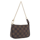 LOUIS VUITTON Damier Ebene Mini Pochette Accessoires Pouch N58009 Auth 208526A-1