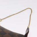 LOUIS VUITTON Damier Ebene Mini Pochette Accessoires Pouch N58009 Auth 208526A-12
