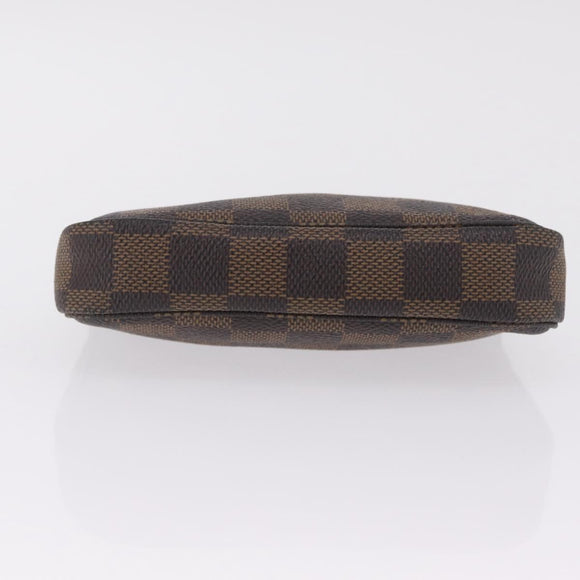 LOUIS VUITTON Damier Ebene Mini Pochette Accessoires Pouch N58009 Auth 208526A