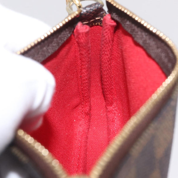 LOUIS VUITTON Damier Ebene Mini Pochette Accessoires Pouch N58009 Auth 208526A
