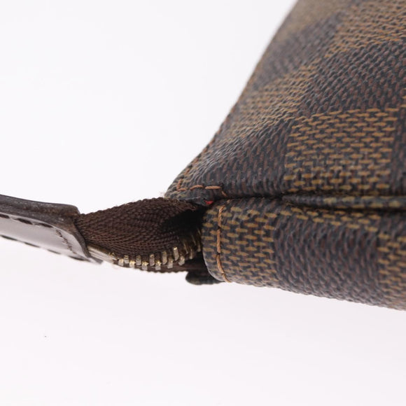 LOUIS VUITTON Damier Ebene Mini Pochette Accessoires Pouch N58009 Auth 208526A