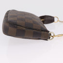 LOUIS VUITTON Damier Ebene Mini Pochette Accessoires Pouch N58009 Auth 208526A-7