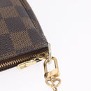 LOUIS VUITTON Damier Ebene Mini Pochette Accessoires Pouch N58009 Auth 208526A-9
