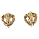 Christian Dior Earring Metal Gold Tone Auth 208528V-3