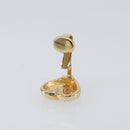 Christian Dior Earring Metal Gold Tone Auth 208528V-4