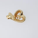 Christian Dior Earring Metal Gold Tone Auth 208528V-6