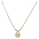Christian Dior Necklace Metal Gold Tone Auth 208529V-1