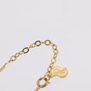 Christian Dior Necklace Metal Gold Tone Auth 208529V-14
