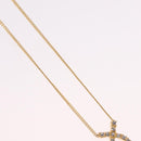 Christian Dior Necklace Metal Gold Tone Auth 208529V-4