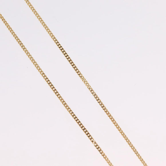 Christian Dior Necklace Metal Gold Tone Auth 208529V
