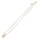 Christian Dior Necklace Metal Gold Tone Auth 208530-2