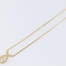 Christian Dior Necklace Metal Gold Tone Auth 208530-4