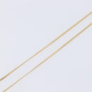 Christian Dior Necklace Metal Gold Tone Auth 208530-5