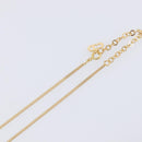 Christian Dior Necklace Metal Gold Tone Auth 208530-6
