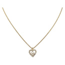 Christian Dior Necklace Metal Gold Tone Auth 208531V-1
