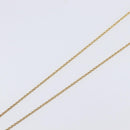 Christian Dior Necklace Metal Gold Tone Auth 208531V-12