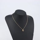 Christian Dior Necklace Metal Gold Tone Auth 208531V-15