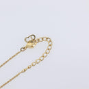 Christian Dior Necklace Metal Gold Tone Auth 208531V-7