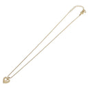 Christian Dior Necklace Metal Gold Tone Auth 208531V-9