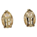 Christian Dior Earring Metal Gold Tone Auth 208532V-3