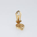 Christian Dior Earring Metal Gold Tone Auth 208532V-5