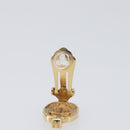 Christian Dior Earring Metal Gold Tone Auth 208532V-6