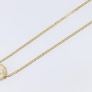 Christian Dior Necklace Metal Gold Tone Auth 208534-11
