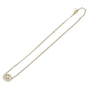 Christian Dior Necklace Metal Gold Tone Auth 208534-2